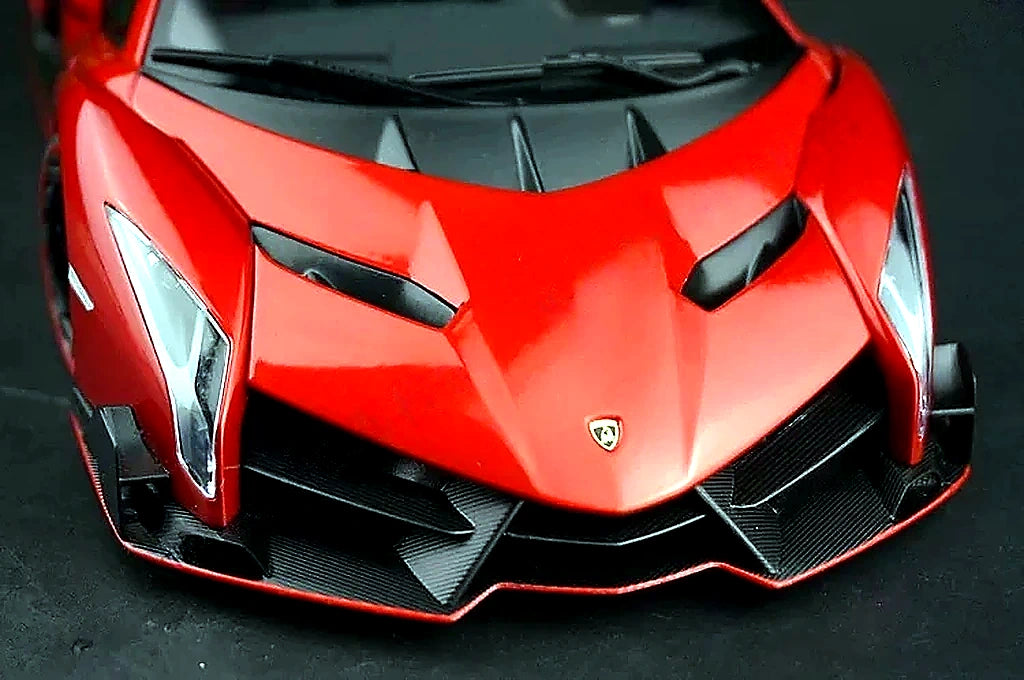 AutoArt Lamborghini 2013 فينينو بورغندي 1:18 – نموذج معدني قابل للجمع من القالب المصبوب