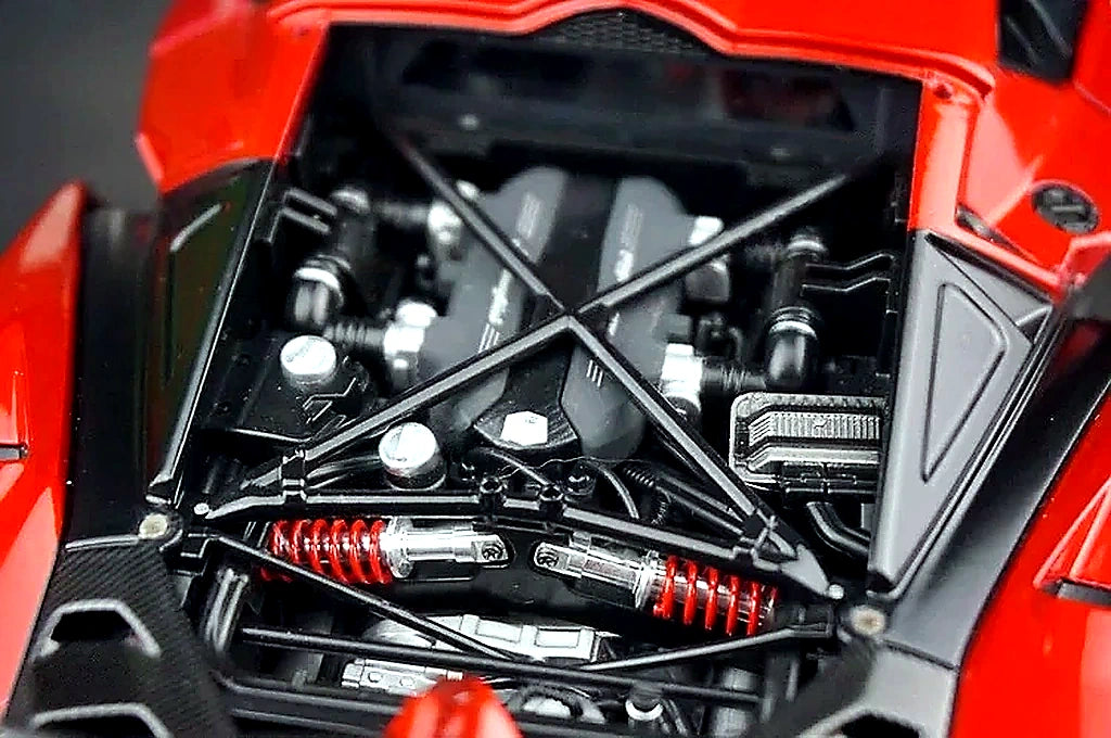 AutoArt Lamborghini 2013 فينينو بورغندي 1:18 – نموذج معدني قابل للجمع من القالب المصبوب