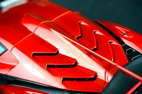 AutoArt Lamborghini 2013 فينينو بورغندي 1:18 – نموذج معدني قابل للجمع من القالب المصبوب