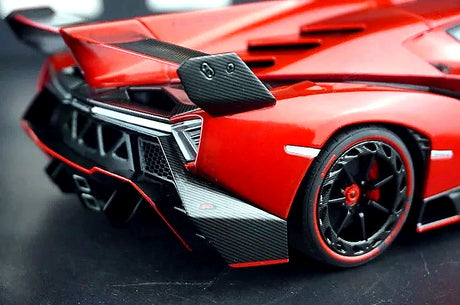 AutoArt Lamborghini 2013 فينينو بورغندي 1:18 – نموذج معدني قابل للجمع من القالب المصبوب