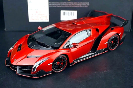 AutoArt Lamborghini 2013 فينينو بورغندي 1:18 – نموذج معدني قابل للجمع من القالب المصبوب