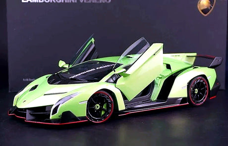 AutoArt Lamborghini 2013 فينينو جرين 1:18 – نموذج معدني قابل للجمع من القالب المصبوب