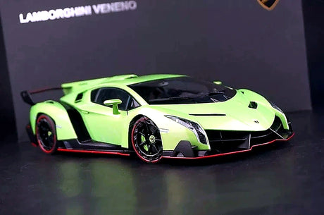 AutoArt Lamborghini 2013 فينينو جرين 1:18 – نموذج معدني قابل للجمع من القالب المصبوب