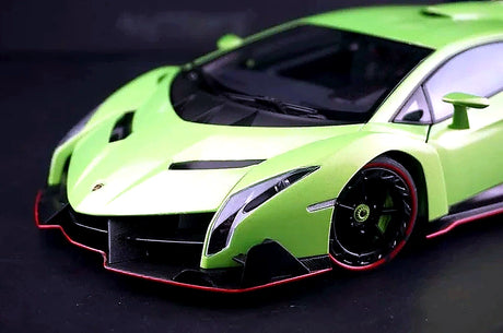 AutoArt Lamborghini 2013 فينينو جرين 1:18 – نموذج معدني قابل للجمع من القالب المصبوب