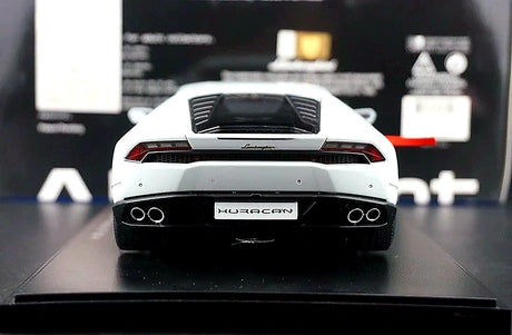 AutoArt Lamborghini 2014 هوراكان LP610-4 وايت 1:18 – نموذج معدني قابل للجمع من القالب المصبوب
