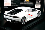 AutoArt Lamborghini 2014 هوراكان LP610-4 وايت 1:18 – نموذج معدني قابل للجمع من القالب المصبوب