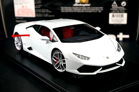 AutoArt Lamborghini 2014 هوراكان LP610-4 وايت 1:18 – نموذج معدني قابل للجمع من القالب المصبوب