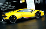 AutoArt Lamborghini 2014 Huracan LP610-4 Yellow 1:18 – Collectible Diecast Model Die-Cast