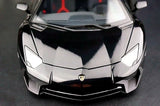 AutoArt Lamborghini 2015 Aventador LP750-4 SV Black 1:18 – Modello da collezione in pressofuso