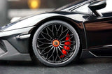 AutoArt Lamborghini 2015 Aventador LP750-4 SV Black 1:18 – Modello da collezione in pressofuso