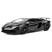 AutoArt Lamborghini 2015 Aventador LP750-4 SV nero 1:18 – modellino auto da collezione in metallo pressofuso
