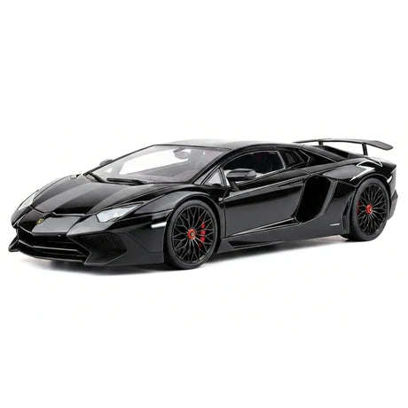 AutoArt Lamborghini 2015 Aventador LP750-4 SV بلاك 1:18 – نموذج معدني قابل للجمع من القالب المصبوب