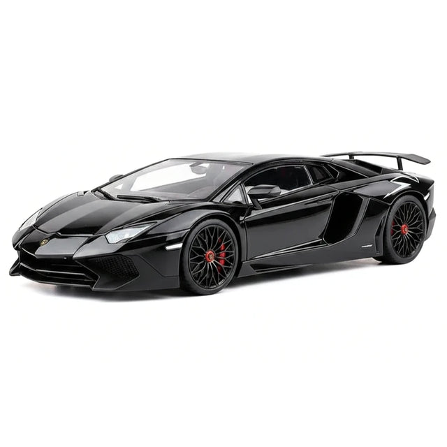 AutoArt Lamborghini 2015 Aventador LP750-4 SV Black 1:18 – Modello da collezione in pressofuso