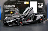 AutoArt Lamborghini 2015 Aventador LP750-4 SV Black 1:18 – Modello da collezione in pressofuso