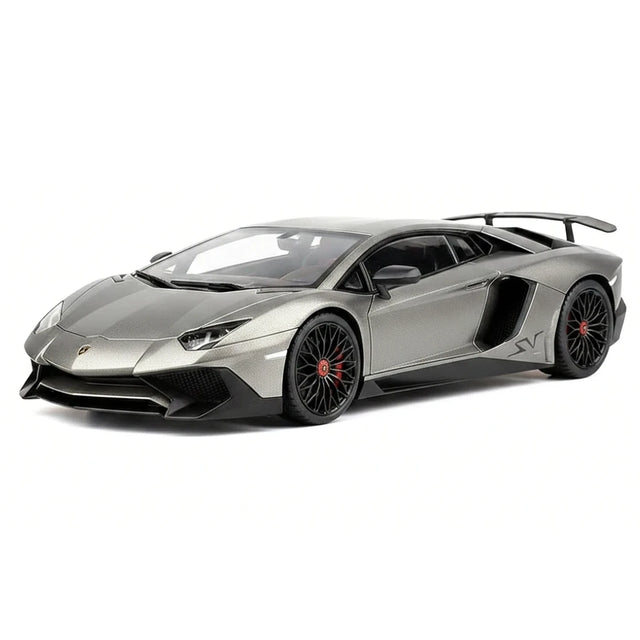 AutoArt Lamborghini 2015 Aventador LP750-4 SV Gray 1:18 – Modello da collezione pressofuso