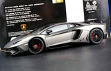 AutoArt Lamborghini 2015 Aventador LP750-4 SV Gray 1:18 – Modello da collezione pressofuso