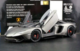 AutoArt Lamborghini 2015 Aventador LP750-4 SV Gray 1:18 – Modello da collezione pressofuso
