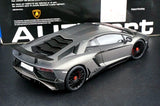 AutoArt Lamborghini 2015 Aventador LP750-4 SV Gray 1:18 – Modello da collezione pressofuso
