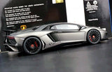 AutoArt Lamborghini 2015 Aventador LP750-4 SV Gray 1:18 – Modello da collezione pressofuso