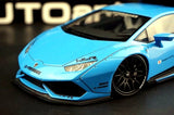 AutoArt Lamborghini 2015 Huracan LP610-4 LB-Works Blue 1:18 – Modello da collezione in pressofuso