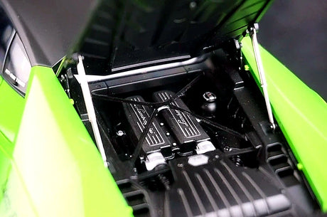 AutoArt Lamborghini 2015 هوراكان LP610-4 LB-ووركس جرين 1:18 – نموذج معدني قابل للجمع من القالب المصبوب