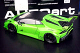 AutoArt Lamborghini 2015 هوراكان LP610-4 LB-ووركس جرين 1:18 – نموذج معدني قابل للجمع من القالب المصبوب