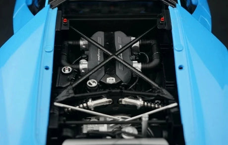 AutoArt Lamborghini 2016 سينتيناريو LP770-4 بلو 1:18 – نموذج معدني قابل للجمع مصبوب.