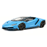 AutoArt Lamborghini 2016 سينتيناريو LP770-4 بلو 1:18 – نموذج معدني قابل للجمع مصبوب.