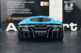 AutoArt Lamborghini 2016 سينتيناريو LP770-4 بلو 1:18 – نموذج معدني قابل للجمع مصبوب.
