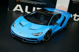 AutoArt Lamborghini 2016 سينتيناريو LP770-4 بلو 1:18 – نموذج معدني قابل للجمع مصبوب.