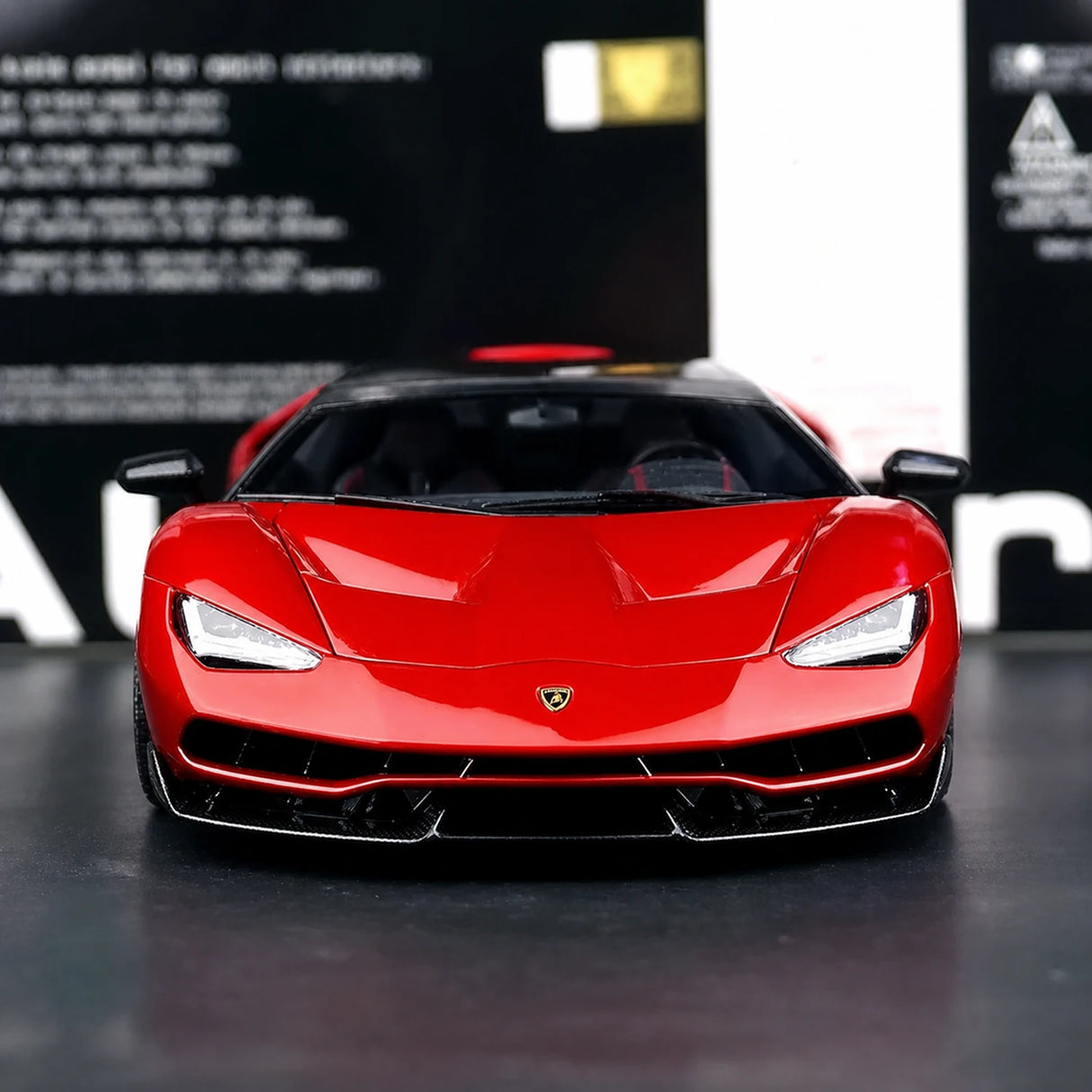 AutoArt Lamborghini 2016 Centenario LP770-4 Burgundy 1:18 – Sammelobjekte aus Druckguss-Modell-Druckguss