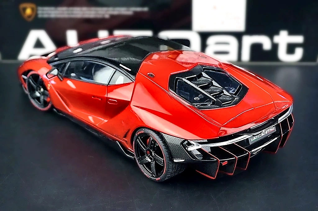 AutoArt Lamborghini 2016 Centenario LP770-4 Burgundy 1:18 – Sammelobjekte aus Druckguss-Modell-Druckguss