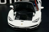 AutoArt Lamborghini 2016 سينتيناريو LP770-4 وايت 1:18 – نموذج معدني قابل للجمع مصبوب.