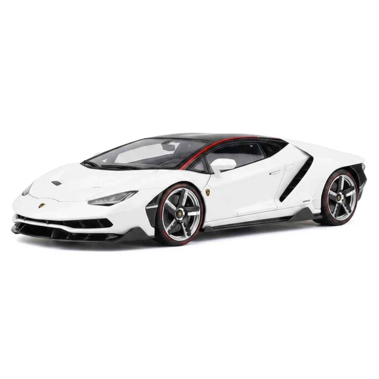 AutoArt Lamborghini 2016 سينتيناريو LP770-4 وايت 1:18 – نموذج معدني قابل للجمع مصبوب.