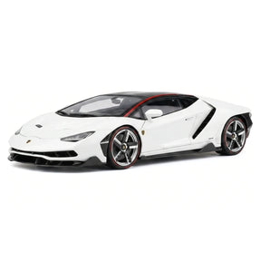 AutoArt Lamborghini 2016 سينتيناريو LP770-4 وايت 1:18 – نموذج معدني قابل للجمع مصبوب.