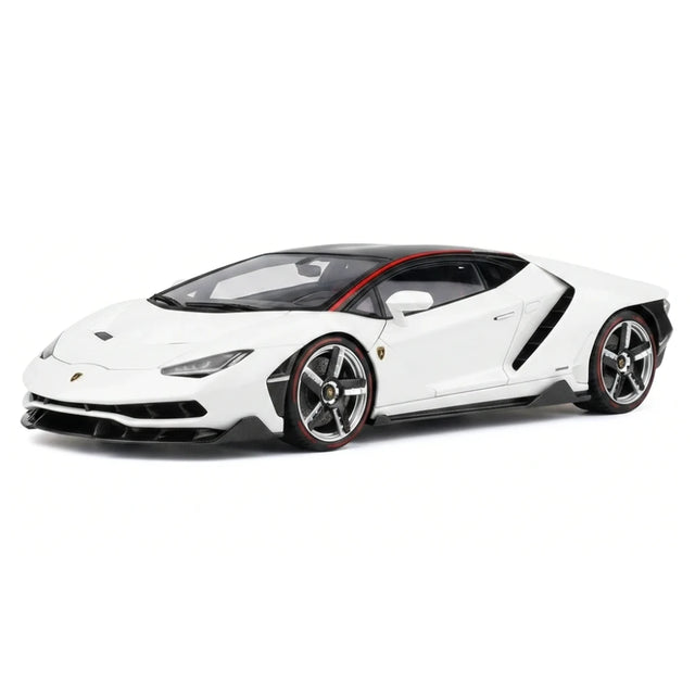 AutoArt Lamborghini 2016 سينتيناريو LP770-4 وايت 1:18 – نموذج معدني قابل للجمع مصبوب.