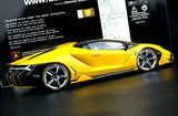 AutoArt Lamborghini 2016 Centenario LP770-4 Yellow 1:18 – Modello da collezione in metallo pressofuso