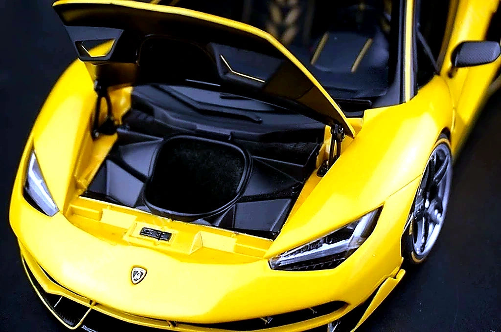 AutoArt Lamborghini 2016 Centenario LP770-4 Yellow 1:18 – Modello da collezione in metallo pressofuso
