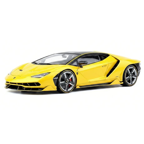 AutoArt Lamborghini 2016 سينتيناريو LP770-4 يلو 1:18 – نموذج معدني قابل للجمع من القالب المصبوب