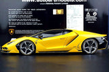 AutoArt Lamborghini 2016 Centenario LP770-4 Yellow 1:18 – Modello da collezione in metallo pressofuso