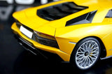 AutoArt Lamborghini 2017 Aventador S LP740-4 Yellow 1:18 – Collectible Diecast Model Die-Cast