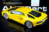 AutoArt Lamborghini 2017 Aventador S LP740-4 Yellow 1:18 – Collectible Diecast Model Die-Cast