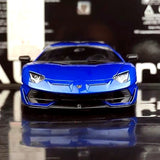 AutoArt Lamborghini 2018 Aventador SVJ بلو 1:18 – نموذج معدني قابل للجمع