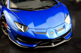 AutoArt Lamborghini 2018 Aventador SVJ بلو 1:18 – نموذج معدني قابل للجمع