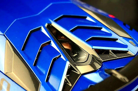 AutoArt Lamborghini 2018 Aventador SVJ بلو 1:18 – نموذج معدني قابل للجمع