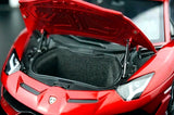 AutoArt Lamborghini 2018 Aventador SVJ بورغوندي 1:18 – نموذج معدني قابل للجمع من القالب المصبوب