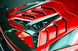 AutoArt Lamborghini 2018 Aventador SVJ بورغوندي 1:18 – نموذج معدني قابل للجمع من القالب المصبوب
