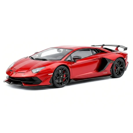 AutoArt Lamborghini 2018 Aventador SVJ بورغوندي 1:18 – نموذج معدني قابل للجمع من القالب المصبوب