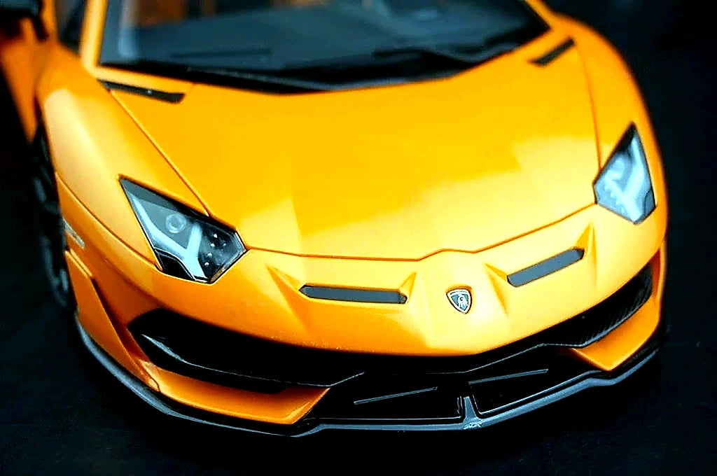 AutoArt Lamborghini 2018 Aventador SVJ Orange 1:18 – Modello da collezione pressofuso
