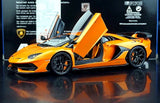 AutoArt Lamborghini 2018 Aventador SVJ Orange 1:18 – Modello da collezione pressofuso